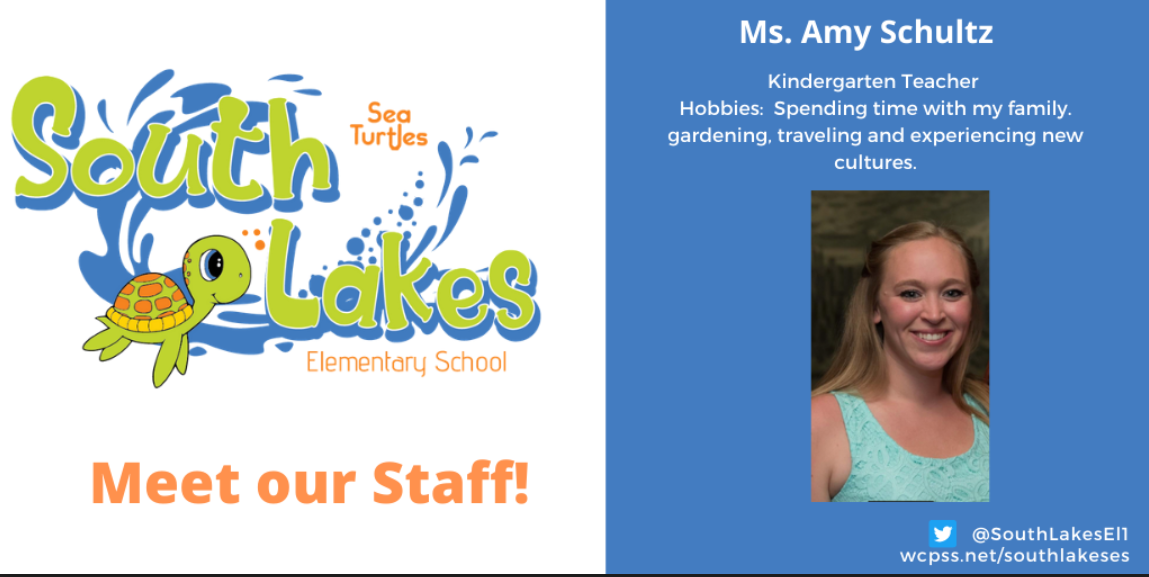 Ms. Amy Schultz Kindergarten Teacher 